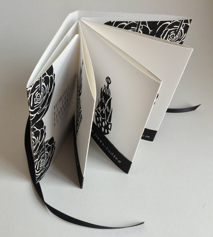 Handmade Accordion Fold Book "Botanicals of the Sonoran Desert"