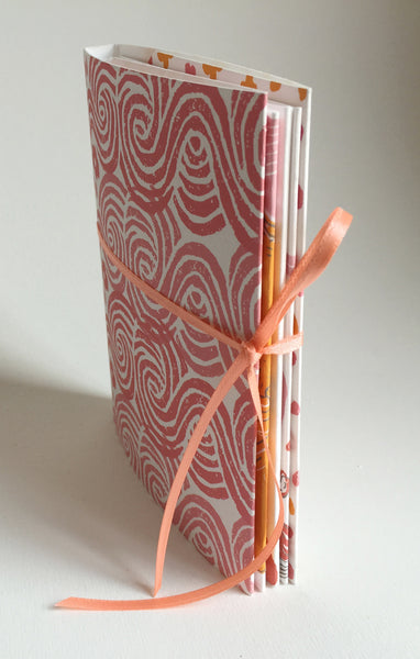 Handmade Accordion Fold Book "The Nature of Heaven and Hell, A Zen Parable"